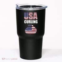 USA Curling Team Flag Sport Tumbler thumb 0