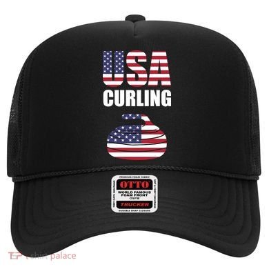 USA Curling Team Flag Sport Hat
