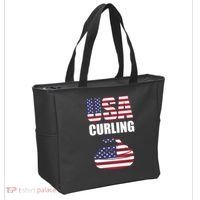 USA Curling Team Flag Sport Tote Bag thumb 2