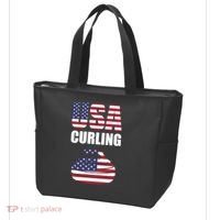 USA Curling Team Flag Sport Tote Bag thumb 3