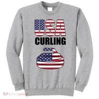 USA Curling Team Flag Sport Sweatshirt thumb 0