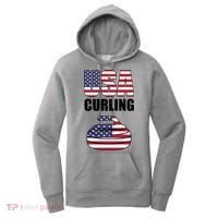 USA Curling Team Flag Sport Women's Hoodie thumb 0