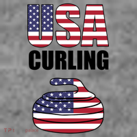 USA Curling Team Flag Sport Women's T-Shirt thumb 6