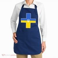 Ukrainian Cross Ukraine Support Stand With Pray Apron thumb 2