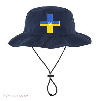 Ukrainian Cross Ukraine Support Stand With Pray Bucket Hat