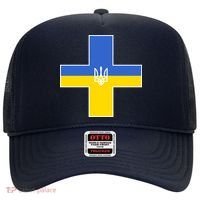Ukrainian Cross Ukraine Support Stand With Pray Hat thumb 0