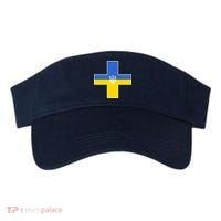 Ukrainian Cross Ukraine Support Stand With Pray Visor thumb 0