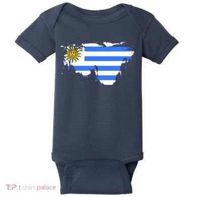Uruguay Country Baby Bodysuit