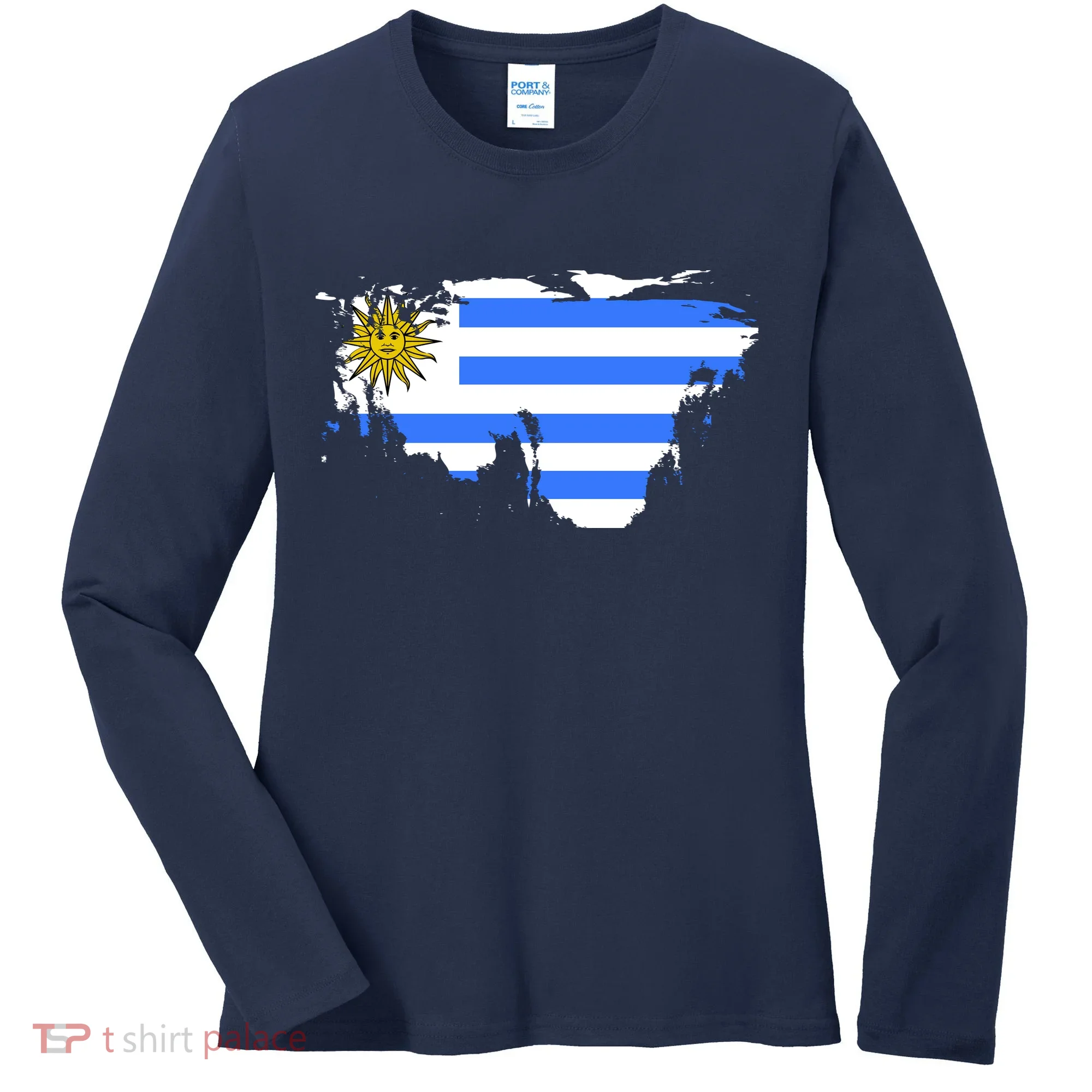 Uruguay Country Women's Long Sleeve Shirt