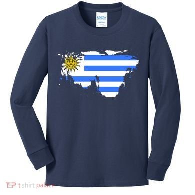 Uruguay Country Kids Long Sleeve Shirt