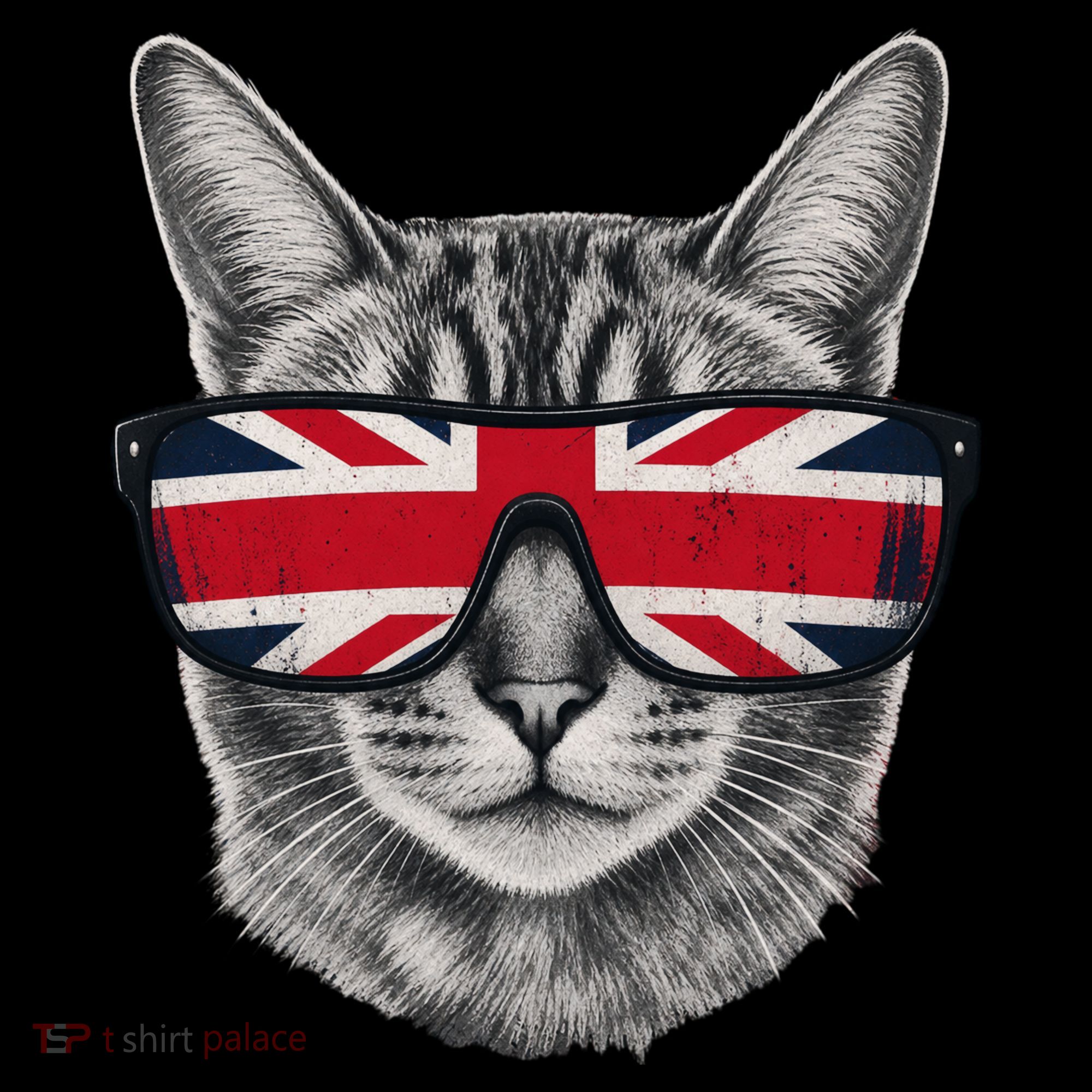 UK Cat Union Jack Flag United Kingdom Kitten England Coffee Mug