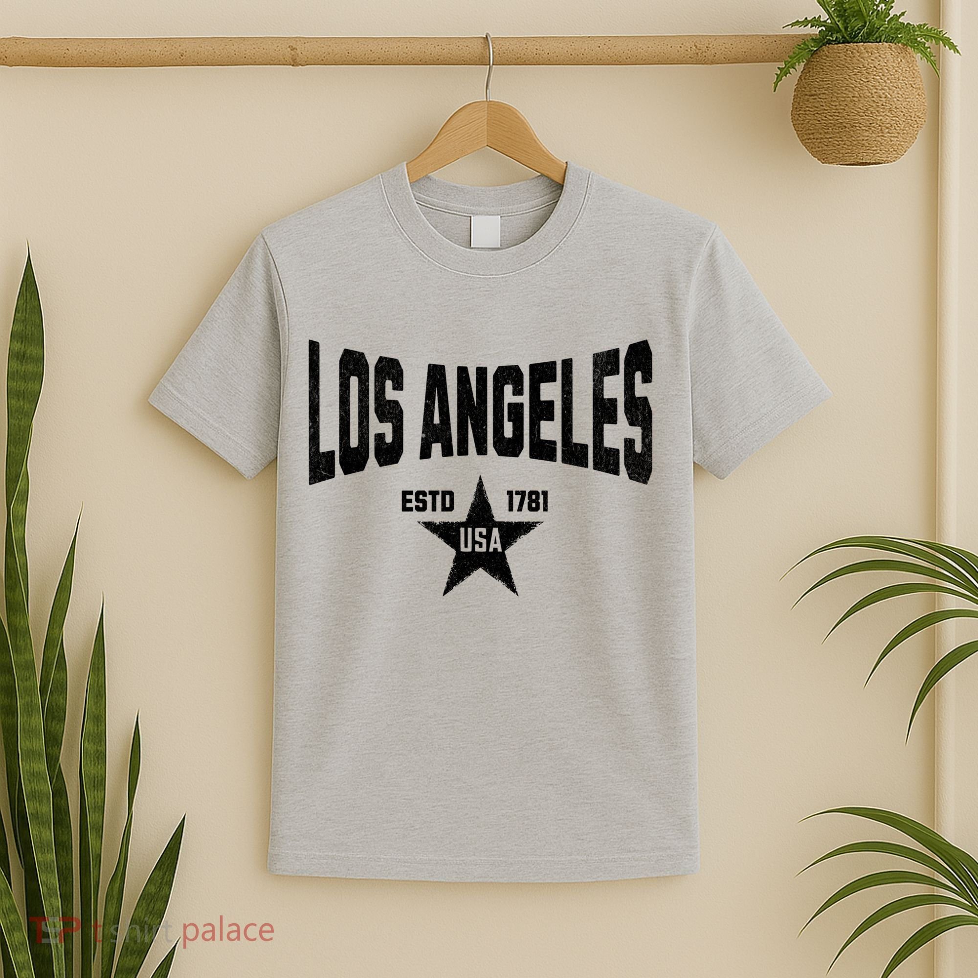 USA City Vintage Souvenir Visit Los Angeles California  T-Shirt
