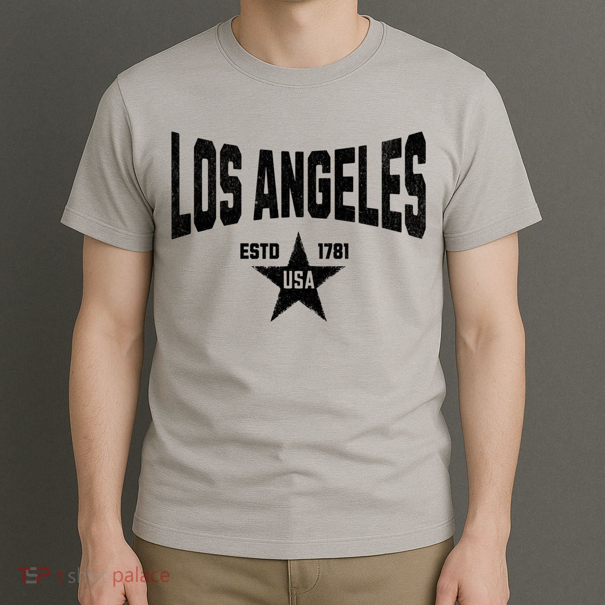 USA City Vintage Souvenir Visit Los Angeles California  T-Shirt