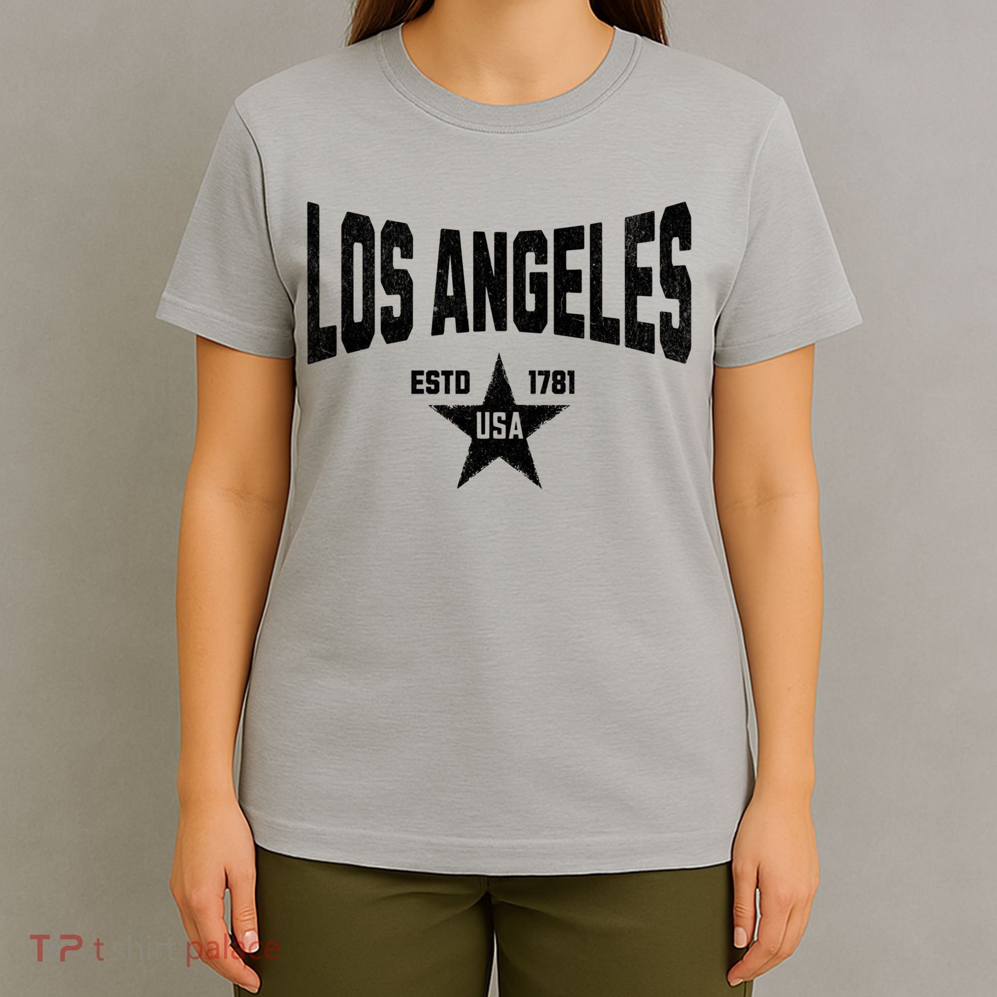 USA City Vintage Souvenir Visit Los Angeles California  T-Shirt