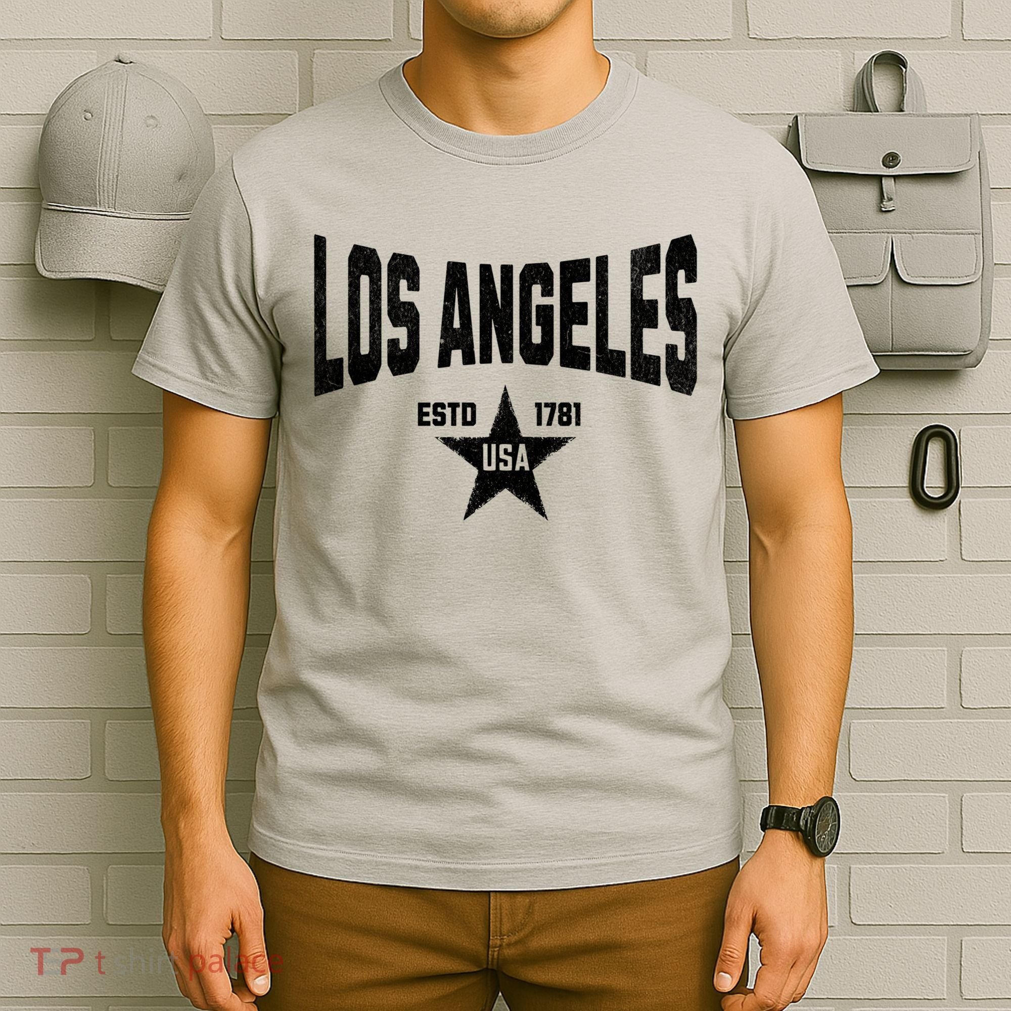 USA City Vintage Souvenir Visit Los Angeles California  T-Shirt