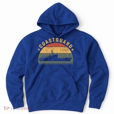 Us Coastguard Veterans Uscg Coast Guard Vintage Great Gift Hoodie