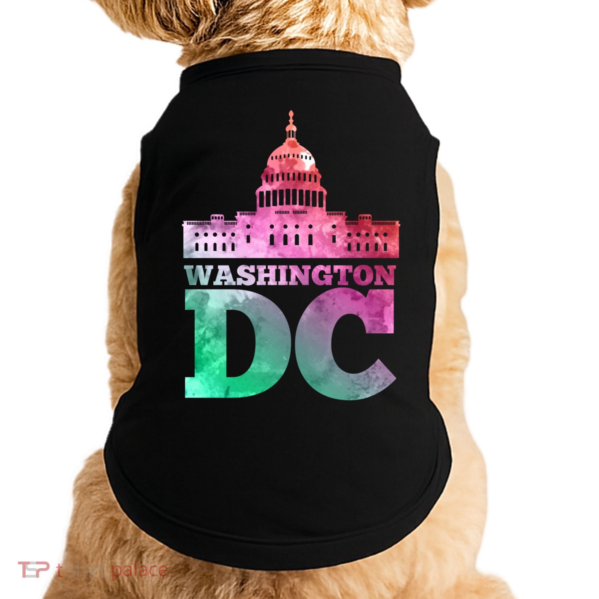 Usa Capital Washington Dc Capitol Hill Souvenir Cool Gift Doggie Tank