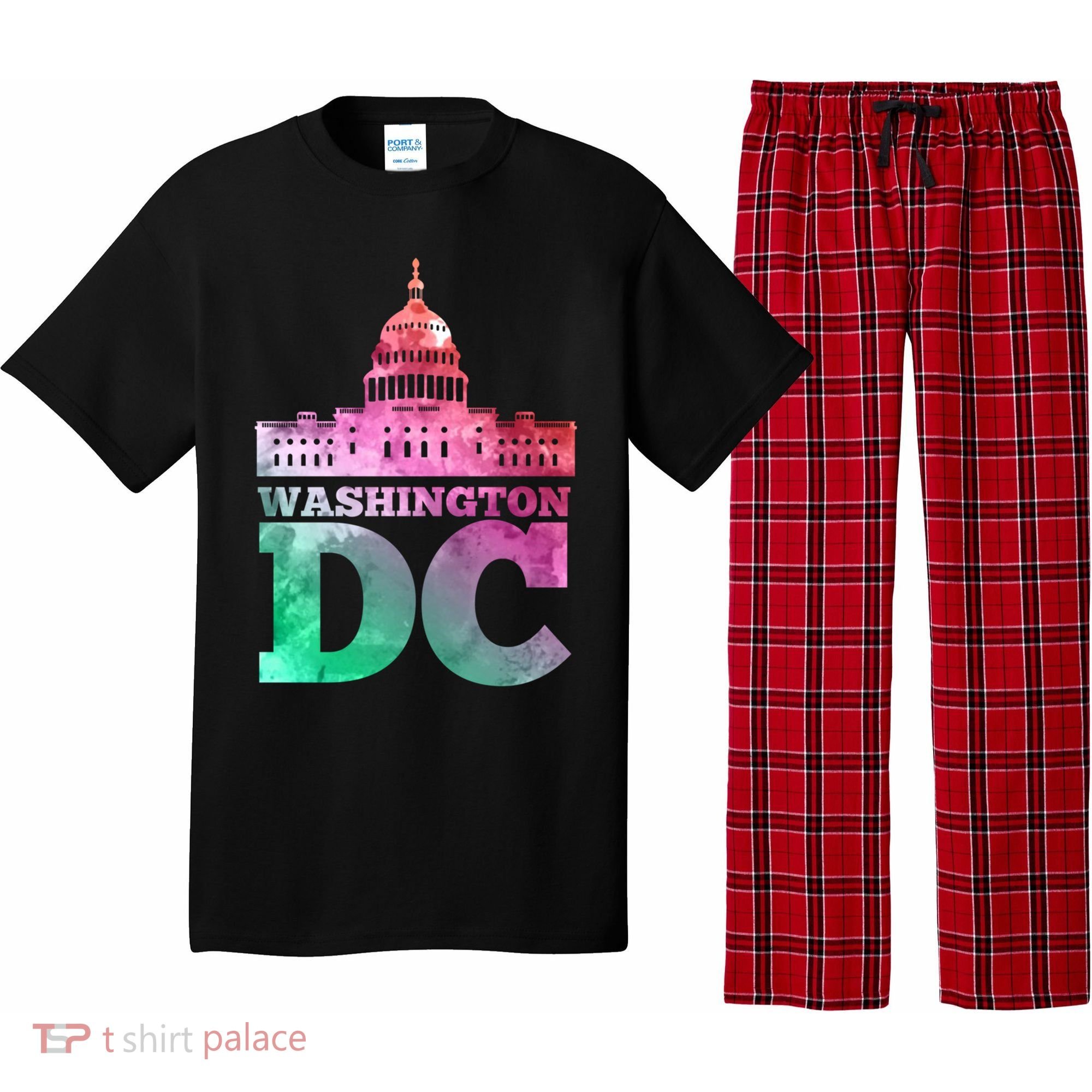 Usa Capital Washington Dc Capitol Hill Souvenir Cool Gift Pajama Set