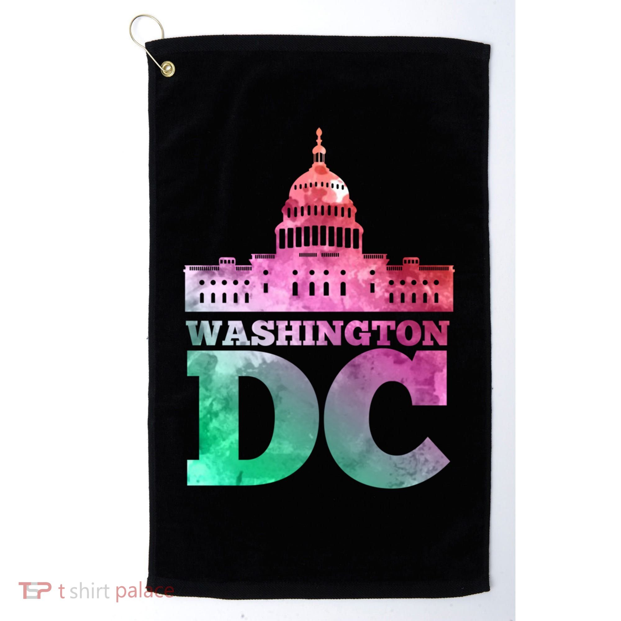 Usa Capital Washington Dc Capitol Hill Souvenir Cool Gift Golf Towel