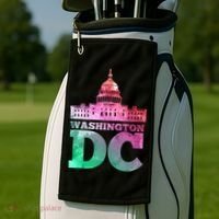 Usa Capital Washington Dc Capitol Hill Souvenir Cool Gift Golf Towel thumb 2