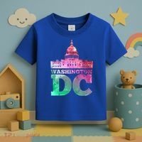 Usa Capital Washington Dc Capitol Hill Souvenir Cool Gift Toddler T-Shirt thumb 3