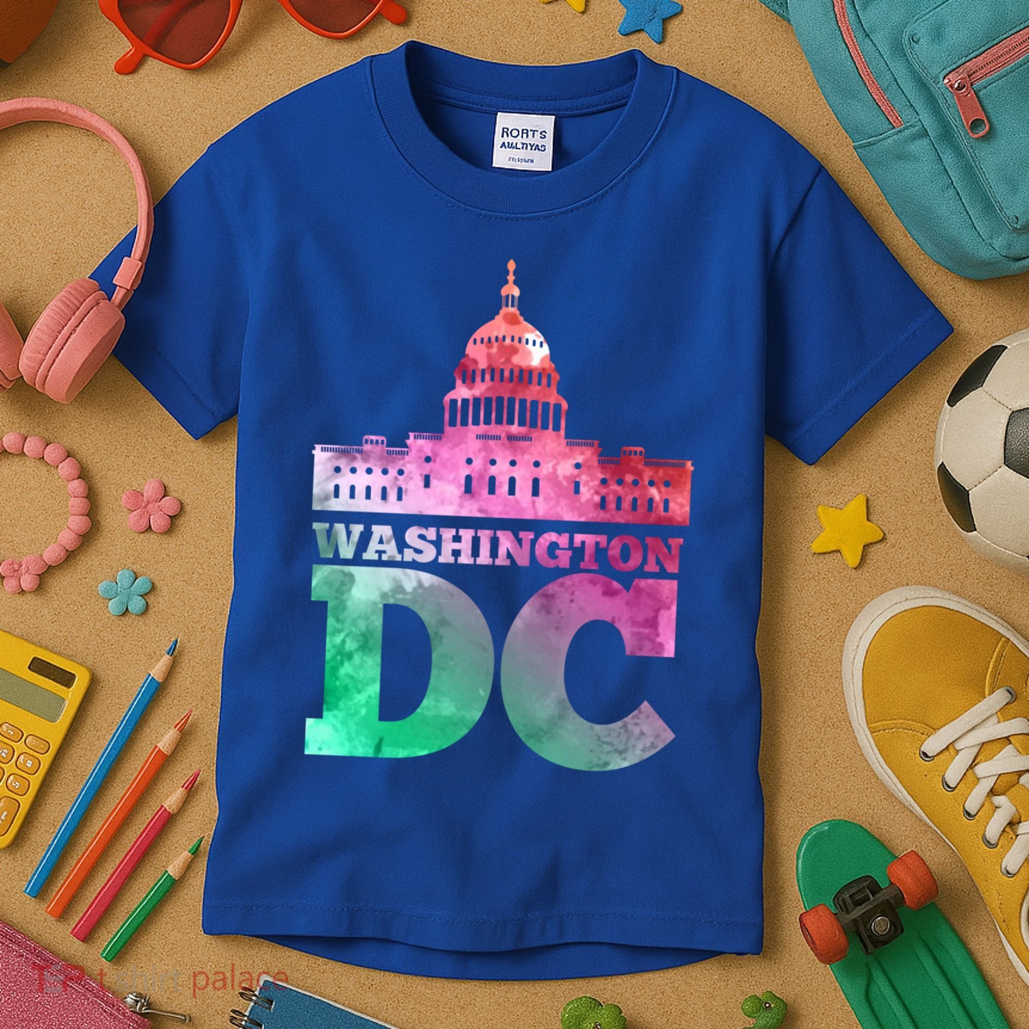 Usa Capital Washington Dc Capitol Hill Souvenir Cool Gift Kids T-Shirt