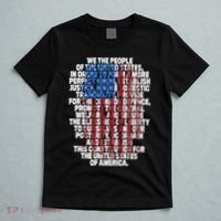 Us Constitution We The People With Vintage Flag T-Shirt thumb 5