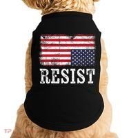 Upside Down American Flag Resist Distress United States Usa Doggie Tank thumb 0