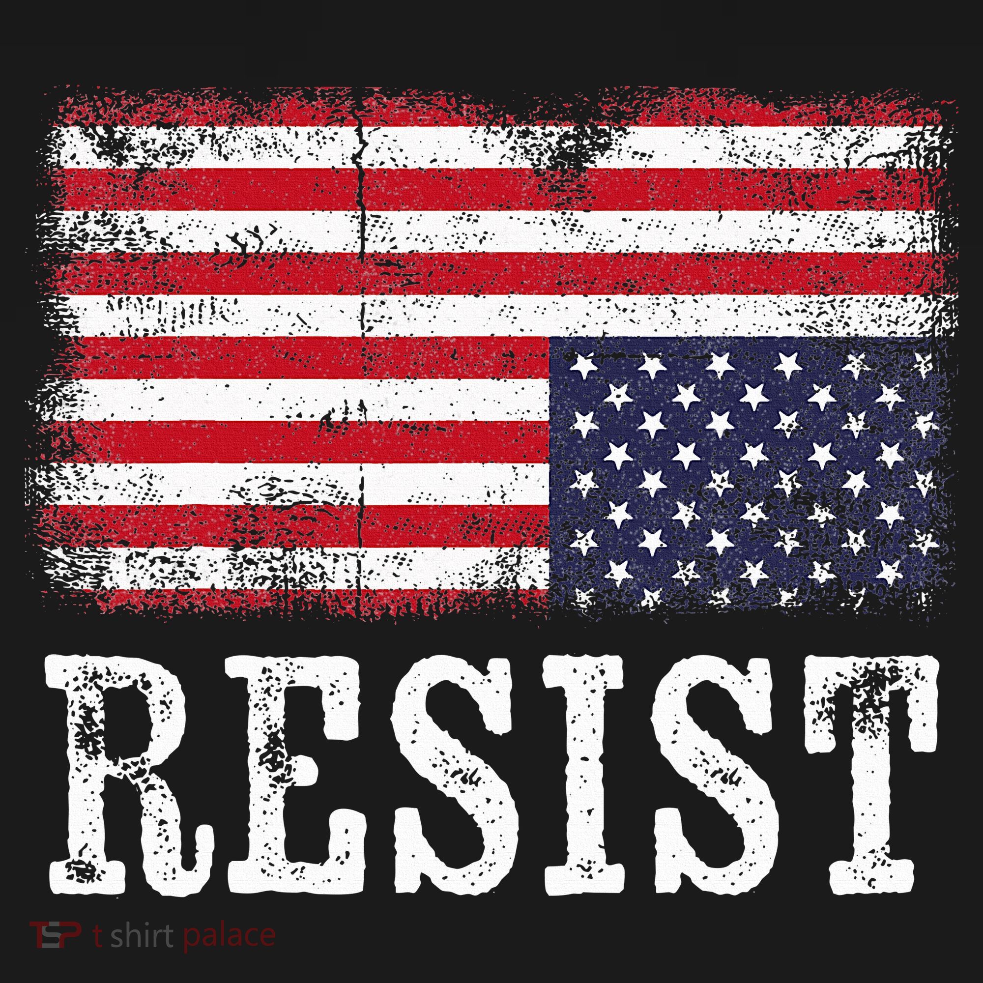 Upside Down American Flag Resist Distress United States Usa Long Sleeve Shirt