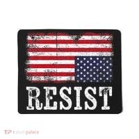 Upside Down American Flag Resist Distress United States Usa Mousepad thumb 0