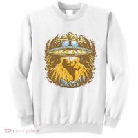 UFO Dinosaur Abduction Sweatshirt thumb 0
