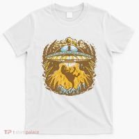 UFO Dinosaur Abduction T-Shirt thumb 0