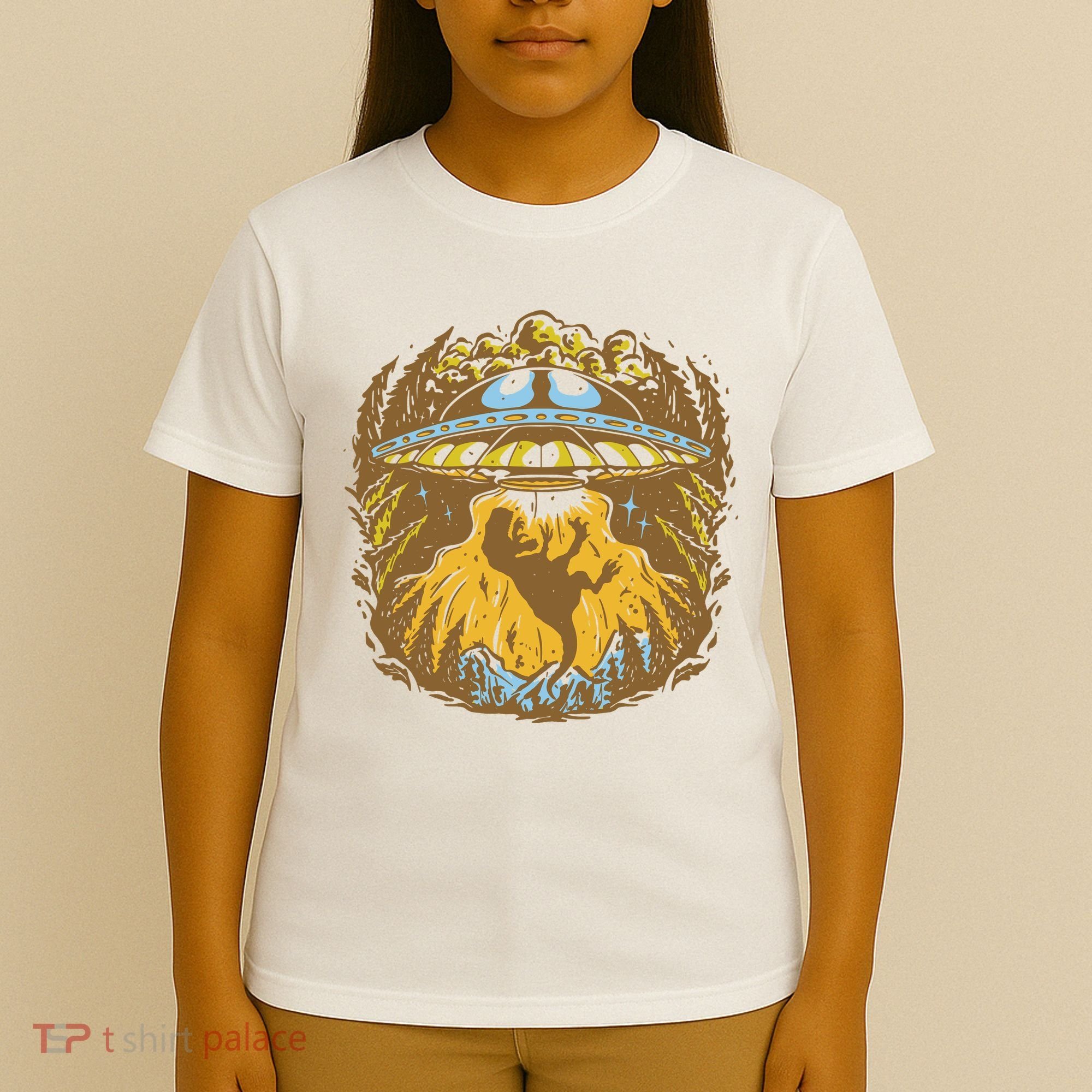 UFO Dinosaur Abduction T-Shirt