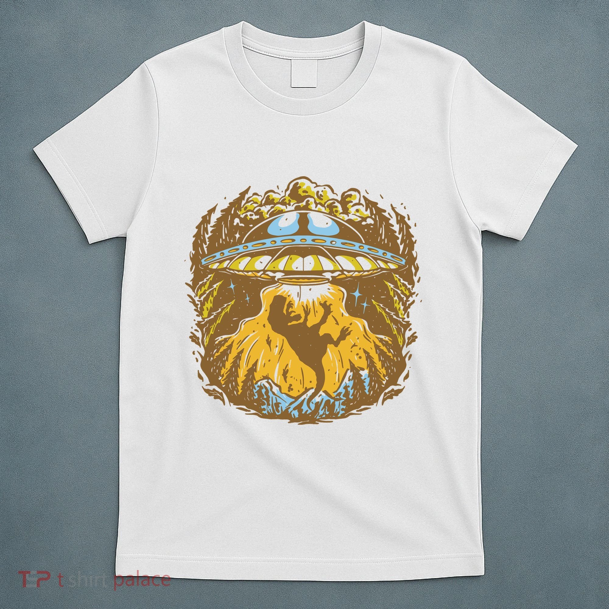UFO Dinosaur Abduction T-Shirt