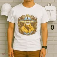UFO Dinosaur Abduction T-Shirt thumb 6