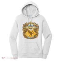 UFO Dinosaur Abduction Women's Hoodie thumb 0