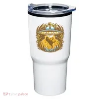 UFO Dinosaur Abduction Tumbler thumb 0