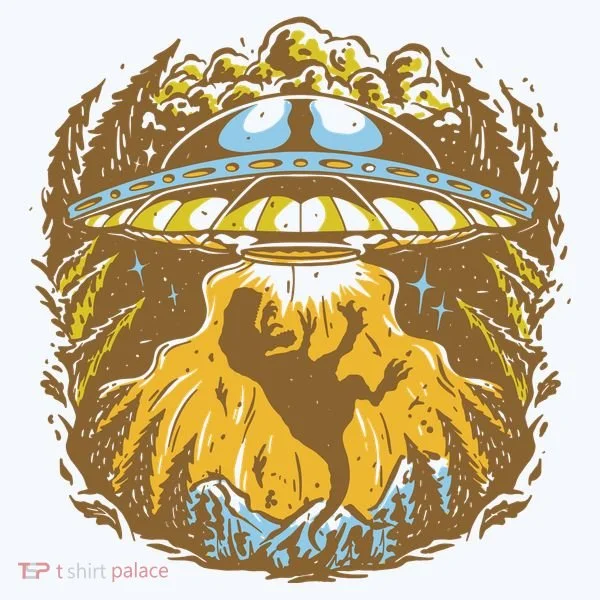 UFO Dinosaur Abduction Tumbler