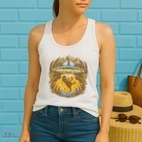 UFO Dinosaur Abduction Women's Tank Top thumb 2