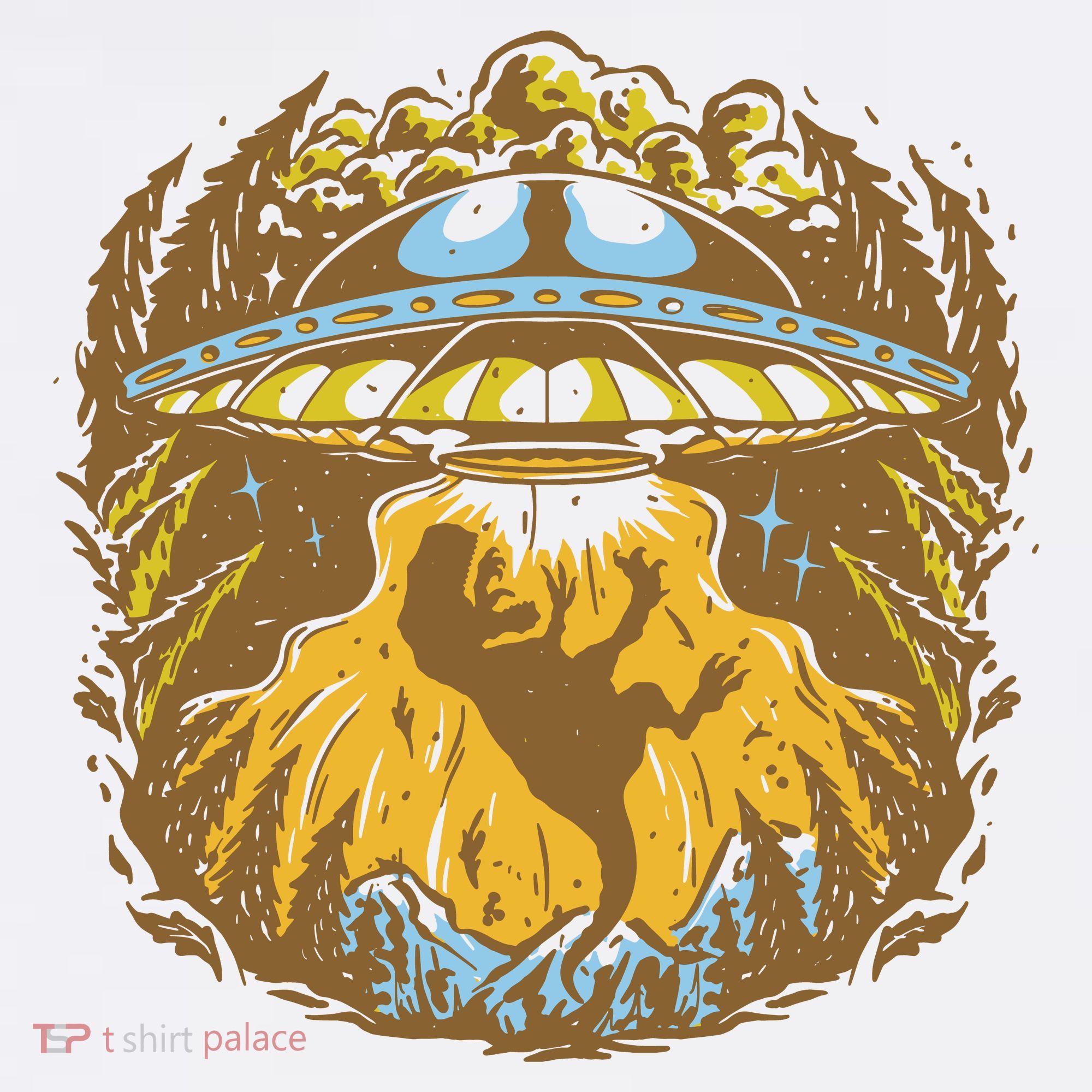 UFO Dinosaur Abduction Women's Tank Top