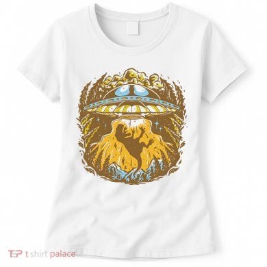 UFO Dinosaur Abduction Women's T-Shirt