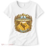 UFO Dinosaur Abduction Women's T-Shirt thumb 0