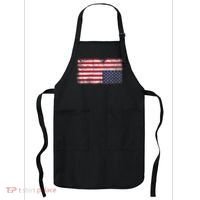 Upside Down American Flag Distress United States Usa Apron thumb 0
