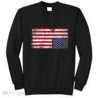 Upside Down American Flag Distress United States Usa Sweatshirt thumb 0