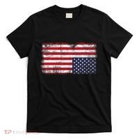 Upside Down American Flag Distress United States Usa T-Shirt thumb 0