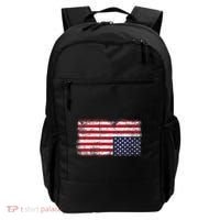 Upside Down American Flag Distress United States Usa Backpack thumb 0