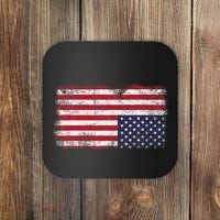 Upside Down American Flag Distress United States Usa Coaster thumb 0