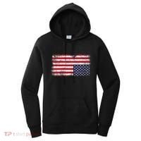 Upside Down American Flag Distress United States Usa Women's Hoodie thumb 0