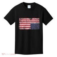 Upside Down American Flag Distress United States Usa Kids T-Shirt thumb 0