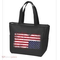 Upside Down American Flag Distress United States Usa Tote Bag thumb 3